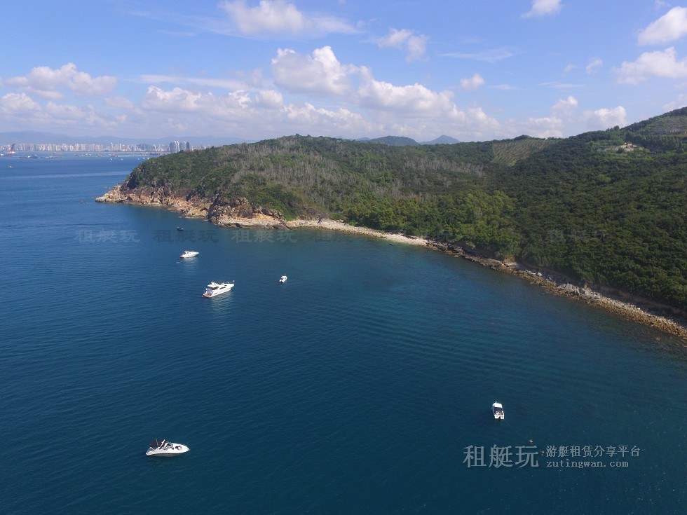 三亞旅游游艇租賃，三亞港至三亞角航線
