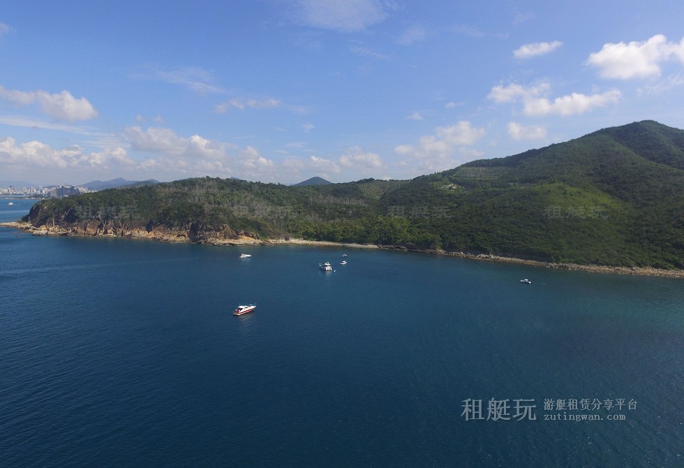 三亞旅游游艇租賃，三亞港至三亞角航線